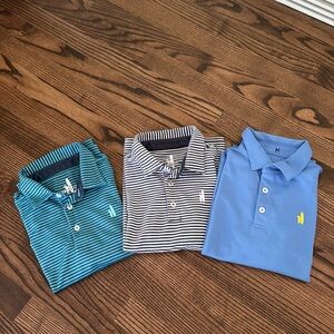 Johnnie-O lot of 3 short sleeve shirts sz8